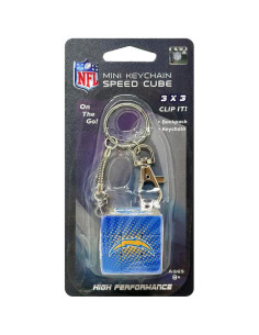 Cubo Mini Speed Llavero Party Animal Los Angeles Chargers 2