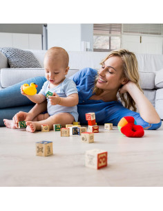 Cubos de Madera 2cm Ourtroness 350 Piezas para Manualidades 2