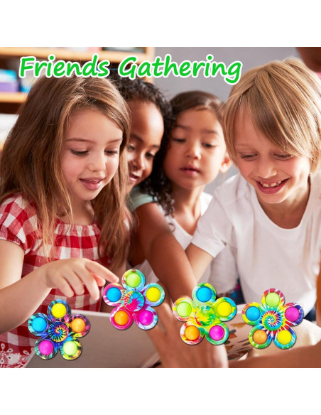 30 Juguetes Antiestrés FODYNE Pop it y Spinner para Niños
