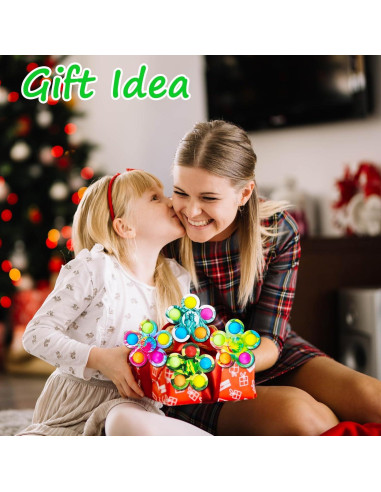 30 Juguetes Antiestrés FODYNE Pop it y Spinner para Niños