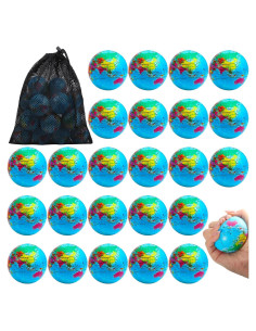 24 Pelotas de Estrés Globo Erinnmy 6.35 cm Alivio de Estrés