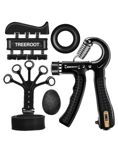 Kit de Entrenador de Fuerza de Agarre Treeroot 5Pcs