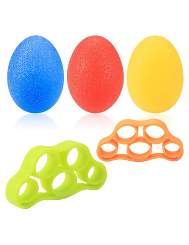 Set de Pelotas de Ejercicio de Mano HexinYigjly - 5 Piezas