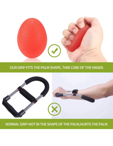 Set de Pelotas de Ejercicio de Mano HexinYigjly - 5 Piezas