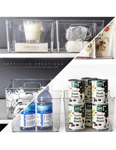 Organizador de Almacenamiento BINO 10.25L Transparente 26.67x22.86cm