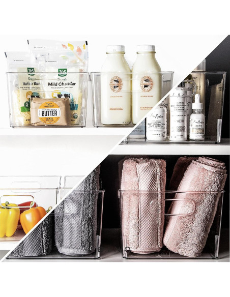 Organizador de Almacenamiento BINO 10.25L Transparente 26.67x22.86cm Organizador de Almacenamiento BINO 10.25L Transparente 26.67x22.86cm