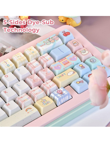 Juego de Teclas PBT Circus Club 75% 157 Teclas Cherry