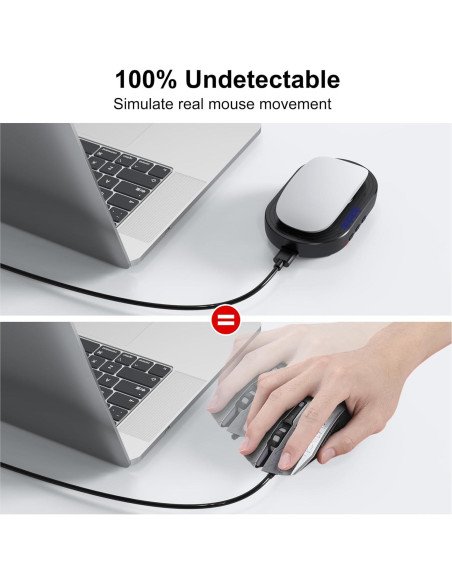 Mouse Jiggler Indetectable VoroDcip con Temporizador 158g