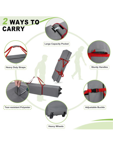 Bolsa de Dosel con Ruedas Cuddly Nest 10x10 pies (3.05m)