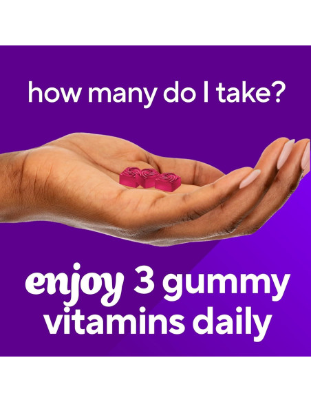 Vitafusion Vitaminas Gummy para Cabello, Piel y Uñas 135ct