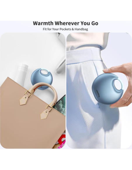 Calentador de Manos Eléctrico coldSky YL129 4000mAh Azul