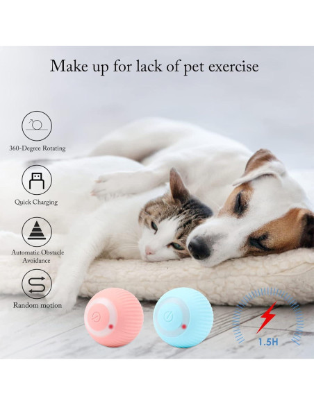 Bola Interactiva para Gatos Found Notice - Recargable y Segura