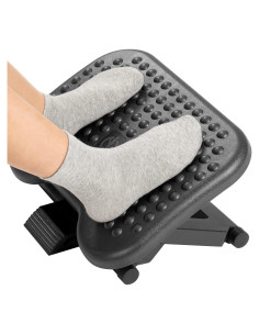 Reposapiés Ajustable HUANUO HNFR3 con Masaje y 3 Alturas