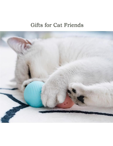 Bola Interactiva para Gatos Found Notice - Recargable y Segura