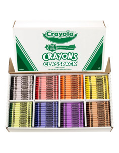 Caja de 800 Crayones Crayola Classpack 8 colores - No tóxicos