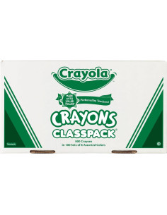 Caja de 800 Crayones Crayola Classpack 8 colores - No tóxicos 2