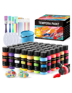 Pintura Lavable para Niños TMOL 42 Colores No Tóxica