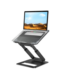 Soporte para Laptop Tounee LS07 Ajustable Ergonomico Negro