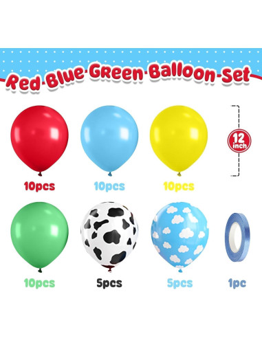 Conjunto de Globos de Fiesta FunHot 50 Piezas 30 cm