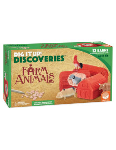Kit de Excavación de Animales de Granja MindWare - 12 Proyectos