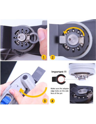 Hoja de sierra recíproca para poda EZARC 30.48 cm 6TPI + 3 hojas oscilantes