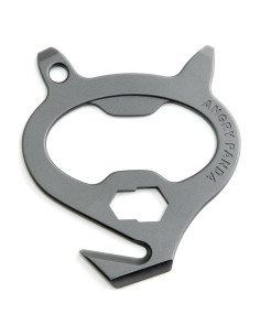Multiherramienta de llavero 7 en 1 Angry Panda - Acero Inoxidable