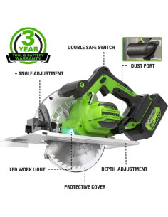 Kit de Herramientas Eléctricas Greenworks 24V - 8 Piezas 2