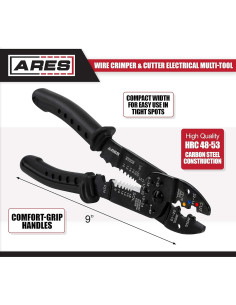 Pelacables y Crimpador ARES 21002 - Herramienta Multiuso 22.86 cm 2