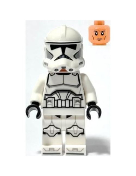 LEGO Star Wars Minifigura Clone Trooper Fase 2 con Blaster