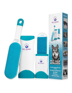 Cepillo Quitapelos Big Bang Paws con Base Autolimpieza