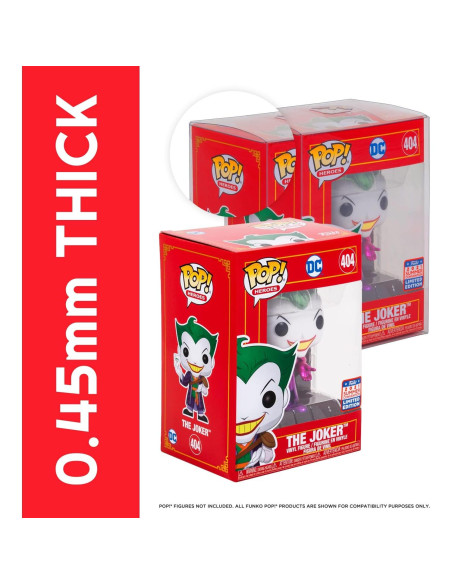 Paquete de 20 Protectores Funko Pop EVORETRO 11.43x8.89 cm