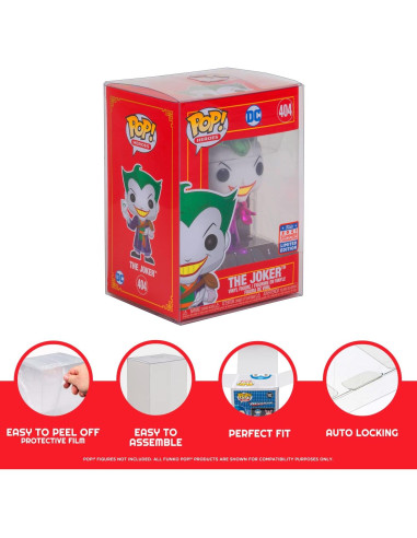 Paquete de 20 Protectores Funko Pop EVORETRO 11.43x8.89 cm