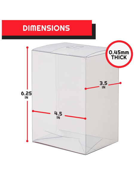 Paquete de 20 Protectores Funko Pop EVORETRO 11.43x8.89 cm