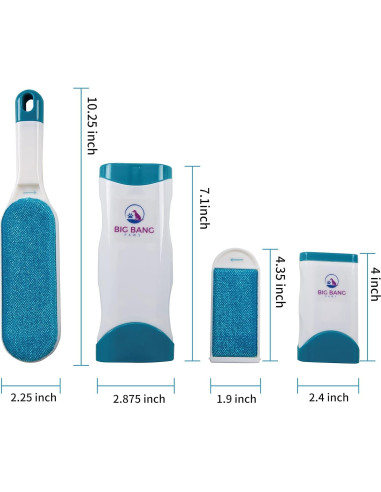 Cepillo Quitapelos Big Bang Paws con Base Autolimpieza