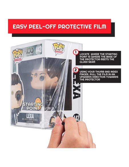Paquete de 20 Protectores Funko Pop EVORETRO 11.43x8.89 cm