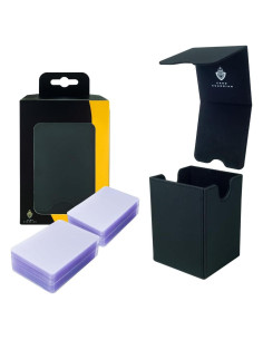Caja de Baraja Premium Card Guardian con 100 Soportes de Cartas