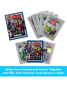 Baraja de Cartas Avengers Nouveau NMR - 54 Piezas 2