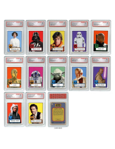 Conjunto Completo 12 Tarjetas Star Wars Topps 1952 Gem Mint 10