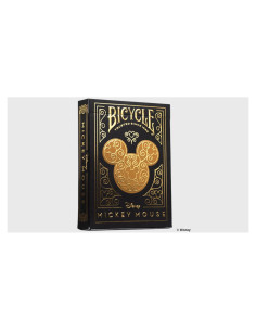 Mazo de Cartas Disney Mickey Mouse - Dorado y Negro - 99.58g