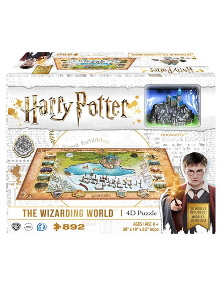 Rompecabezas 4D Cityscape Harry Potter Hogwarts y Hogsmeade Rompecabezas 4D Cityscape Harry Potter Hogwarts y Hogsmeade