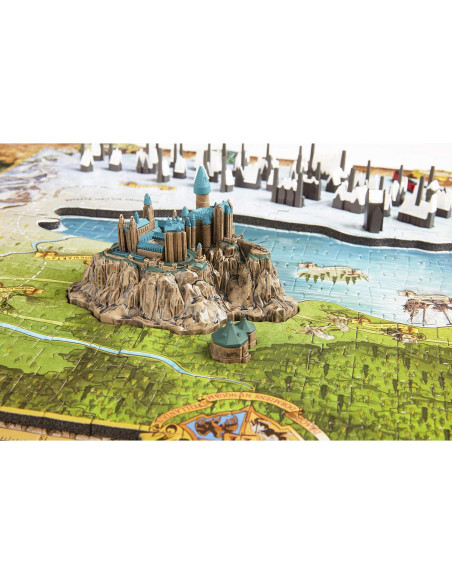 Rompecabezas 4D Cityscape Harry Potter Hogwarts y Hogsmeade Rompecabezas 4D Cityscape Harry Potter Hogwarts y Hogsmeade