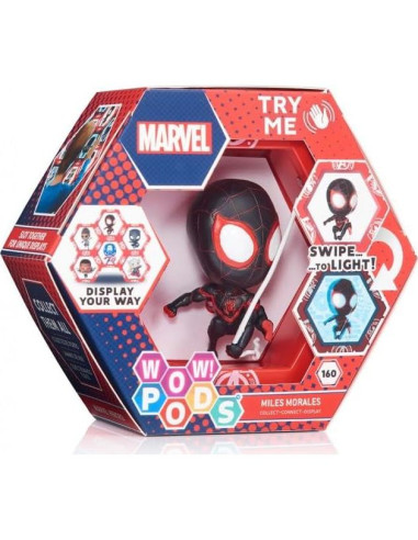 Figura Bobble-Head WOW! PODS Spiderman Miles Morales 10.16 cm