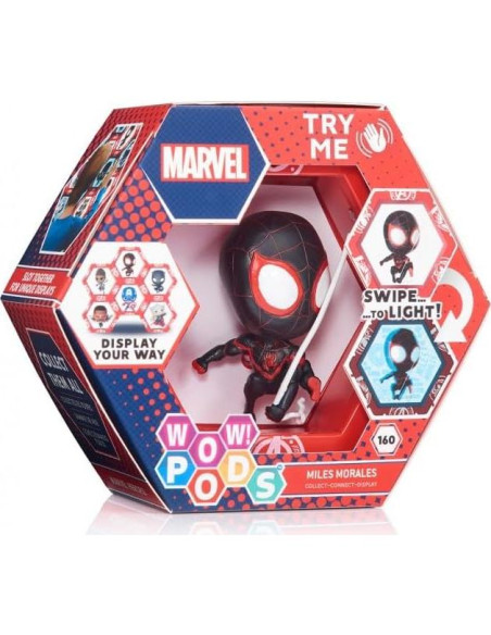 Figura Bobble-Head WOW! PODS Spiderman Miles Morales 10.16 cm