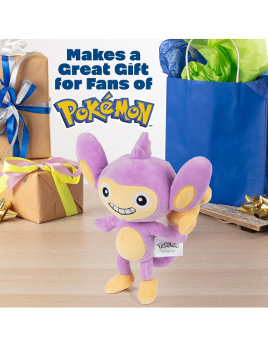 Peluche Pokémon 20 cm 3-Pack - Ditto, Jigglypuff, Aipom - Jazwares