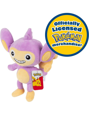 Peluche Pokémon 20 cm 3-Pack - Ditto, Jigglypuff, Aipom - Jazwares