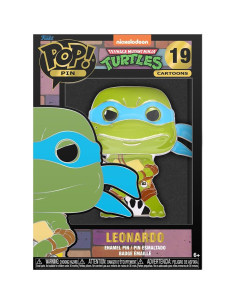 Pin de Esmalte Funko Pop Tortugas Ninja Leonardo Brilla en la Oscuridad 2