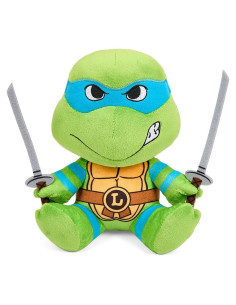 Peluche Tortugas Ninja Leonardo Kidrobot 20 cm Suave