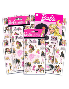 Conjunto de Calcomanías y Tatuajes Temporales Barbie Crenstone