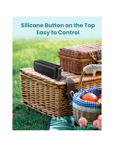 Altavoz Bluetooth LENRUE A52 Portátil 12H Sonido Claro