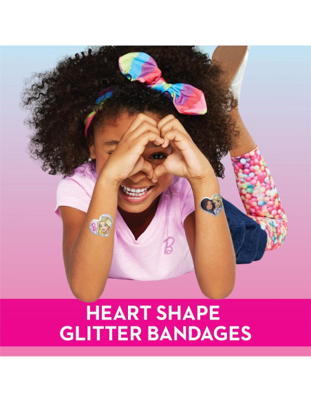 Curitas Antibacteriales Barbie 100 Unidades para Niños